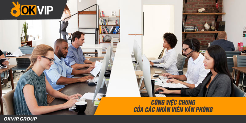 Công việc chung của các nhân viên văn phòng