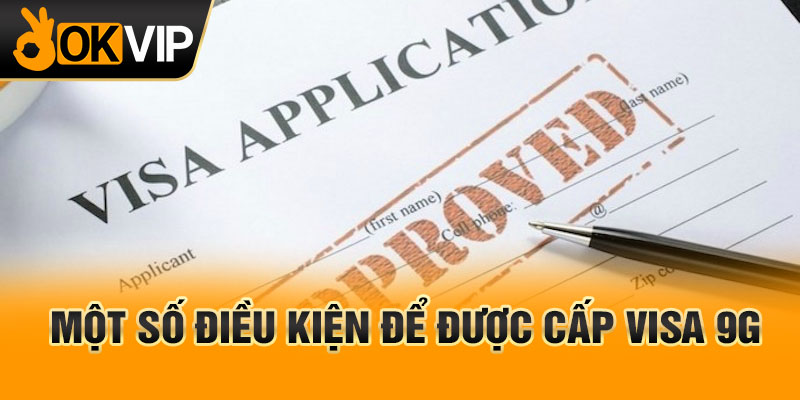 Một số điều kiện để được cấp visa 9G