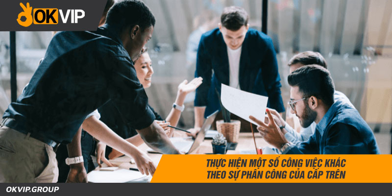 Thực hiện một số công việc khác theo sự phân công của cấp trên